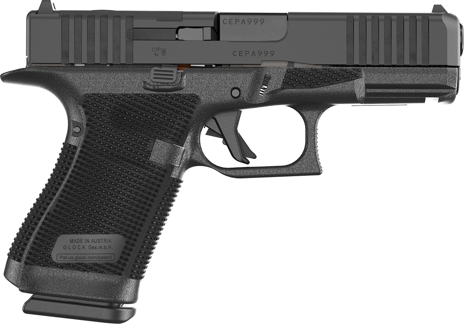 Glock Model 19 Gen 6 9mm ORS Optics Ready 15 Round Capacity P61950203